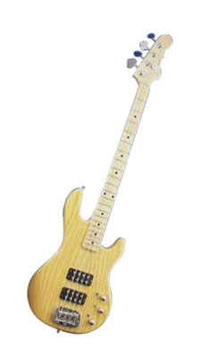 GrassRoots G-VP-46B Vintage White Viper Bass, 1-Hum, 3